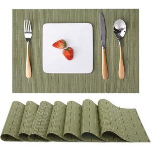 Place Mats, Table Mats Set of 8 Indoor Placemats Washable Non-Slip